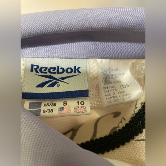 Reebok Vintage White and Purple Sporty Jacket - Picture 2 of 5